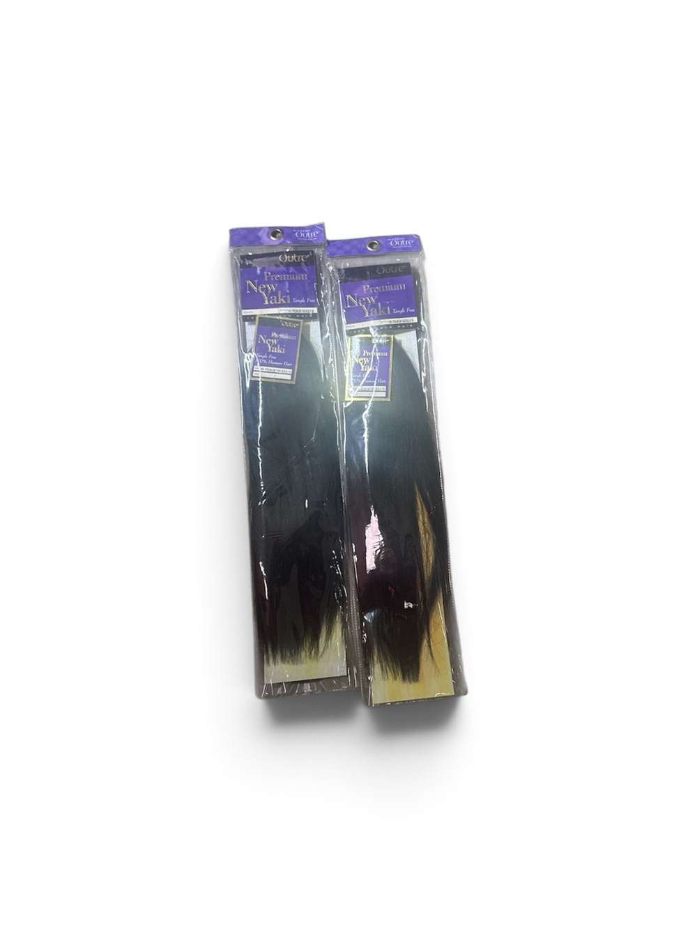 Synthetic Hair Weave - Black with Blonde Tips